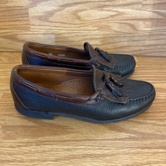 Allen Edmonds Nashua Tassel Loafers Brown Leather Shoe Men's Size 8 1/2E  42253 - Picture 7 of 14
